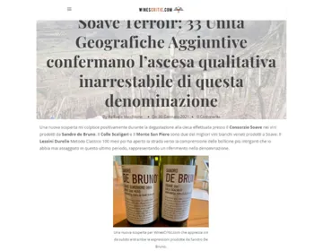 WINESCRITIC - SOAVE E TERROIR