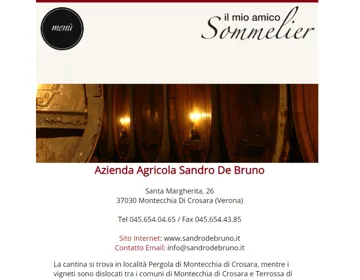 IL MIO AMICO SOMMELIER - L'AZIENDA AGRICOLA SANDRO DE BRUNO