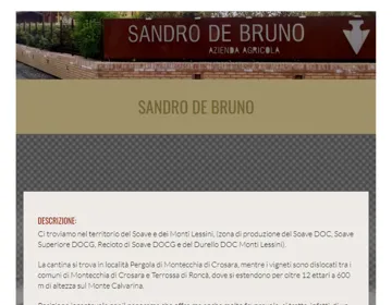 WINE SOUNDTRACK - CANTINA SANDRO DE BRUNO