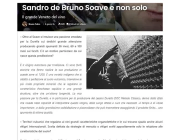 EGNEWS - LA PAROLA AI PRODUTTORI - Sandro de Bruno Soave e non solo